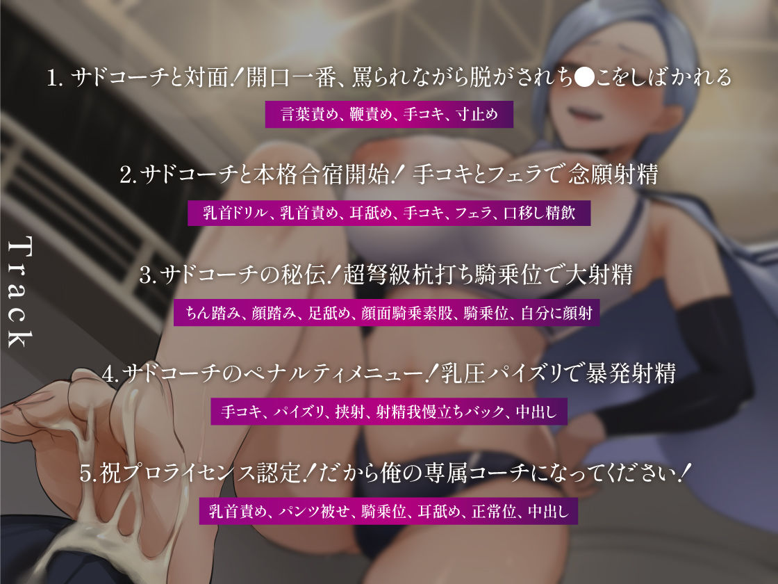 サンプル画像3:マゾ男強化選手合宿！サドコーチにしばかれシゴかれ罵倒射精管理！(あぶそりゅ〜と) [d_689338]