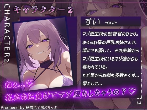 サンプル画像4:【ドM向け/ガチ怒鳴注意】マゾ更生所 W看守によるマゾ更生訓練でマゾ治療【KU100/オナサポ】(秘密色工房どろっぷ) [d_690205]