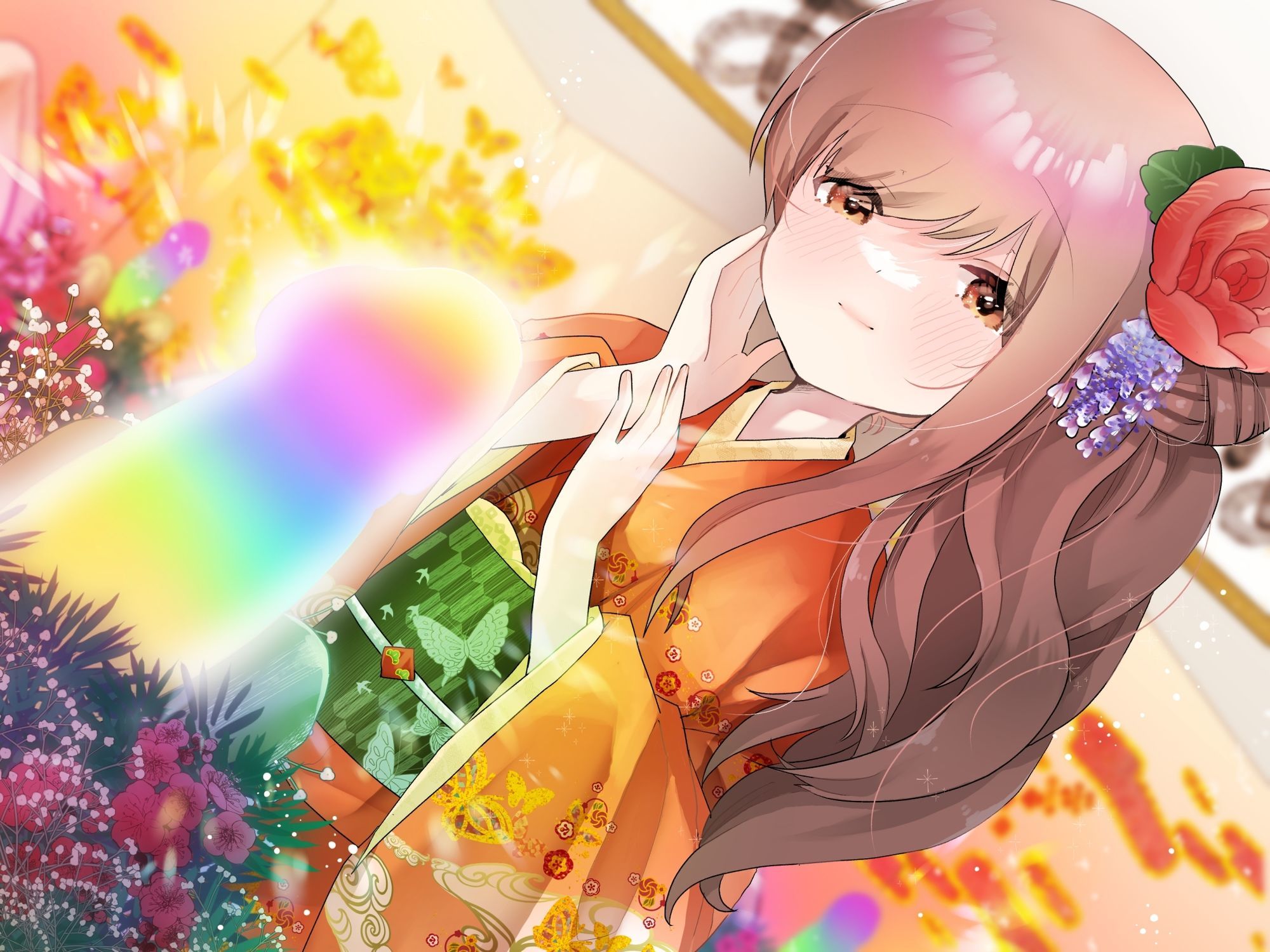 サンプル画像2:迎春！ちんぽ華道部！ 〜生けてイかせる君と輝き合う性春のお話〜【ハメましておめでとうございます〜！】(ありがた屋) [d_691441]