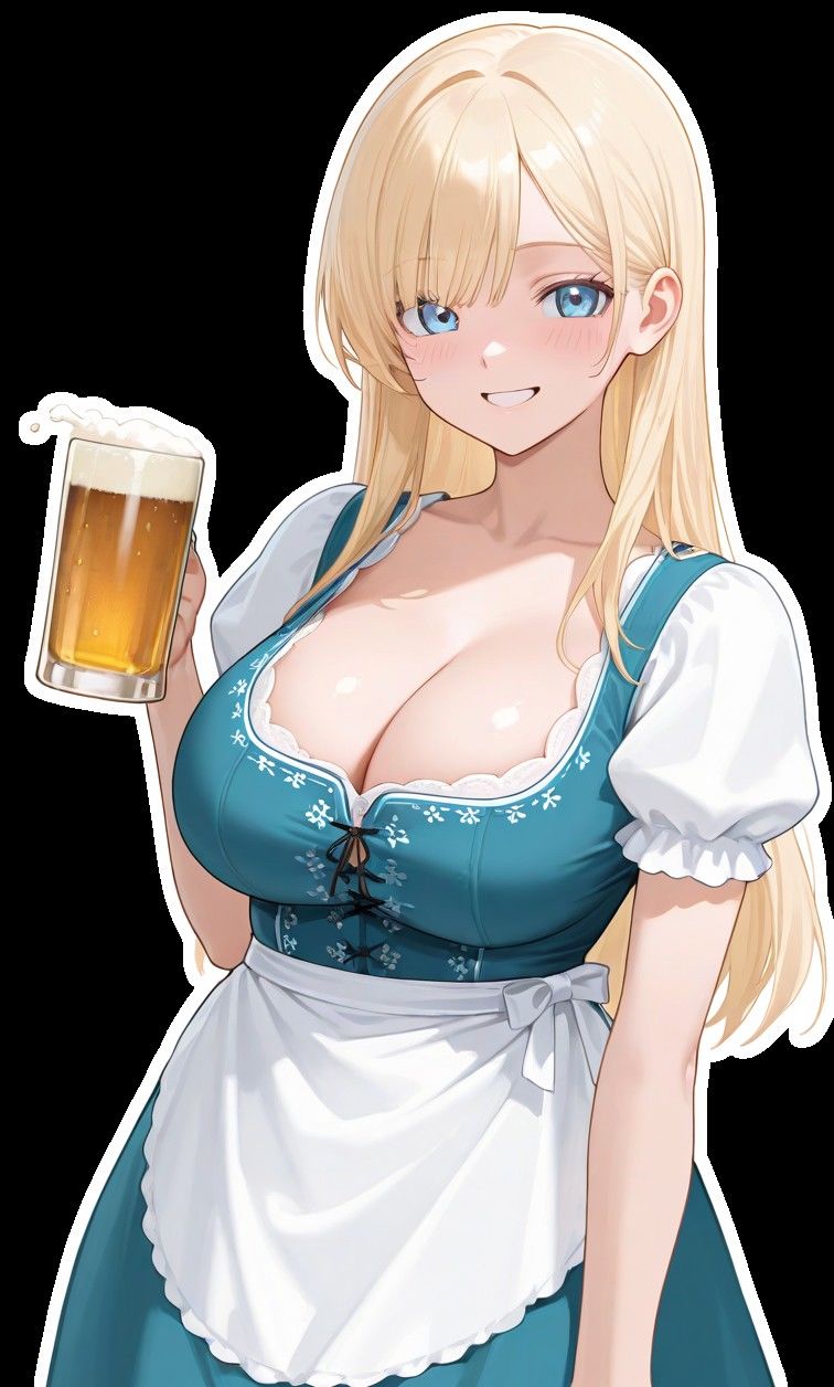 【1時間20分】高身長爆乳ドイツ娘と乳だしディアンドルで搾乳オクトーバーフェストを開催した話【おっぱい/外国人】 画像6