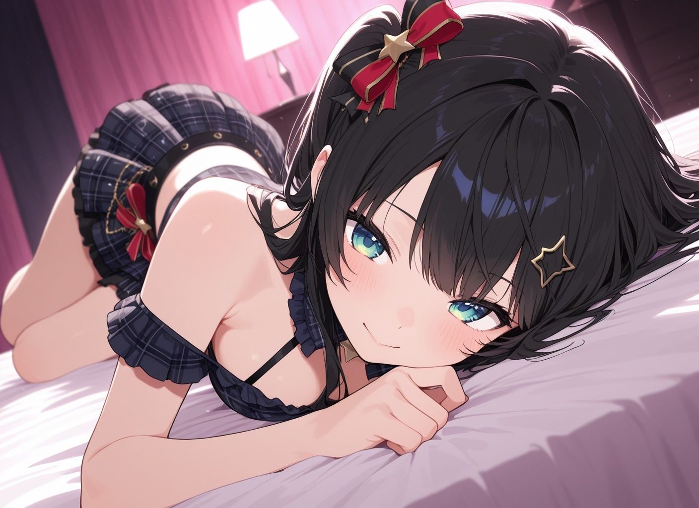 サンプル画像1:【クールJK凛の甘々騎乗位ご奉仕（はーと）】清楚なアイドルに支配される禁断の快楽（はーと）(えちえちぼいし〜ず) [d_693259]