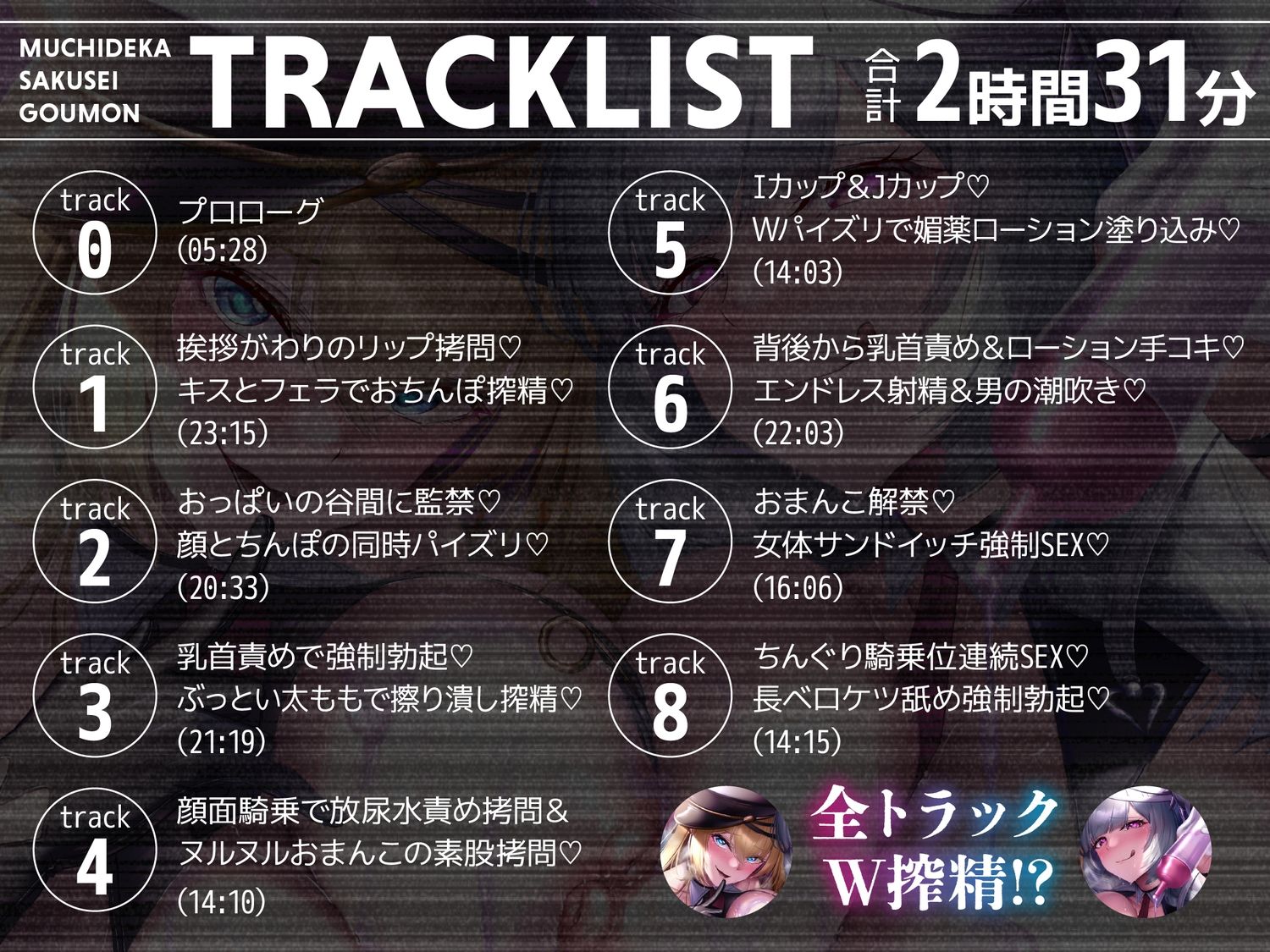 サンプル画像6:むちデカ搾精拷問〜胸と尻のデカい巨女二人に挟まれ、何度射精しても終わらない搾精拷問にかけられる捕虜の貴方〜(マッド・ヴィーナス) [d_693347]