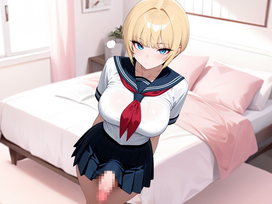 サンプル画像3:ふたなり僕っ娘巨乳美人先輩は！ヤリチンでヤリマン！彼女の目前逆フェラ彼女も俺も寝取られ連結3pスワップ(しゃぶり〜ぜ) [d_696245]