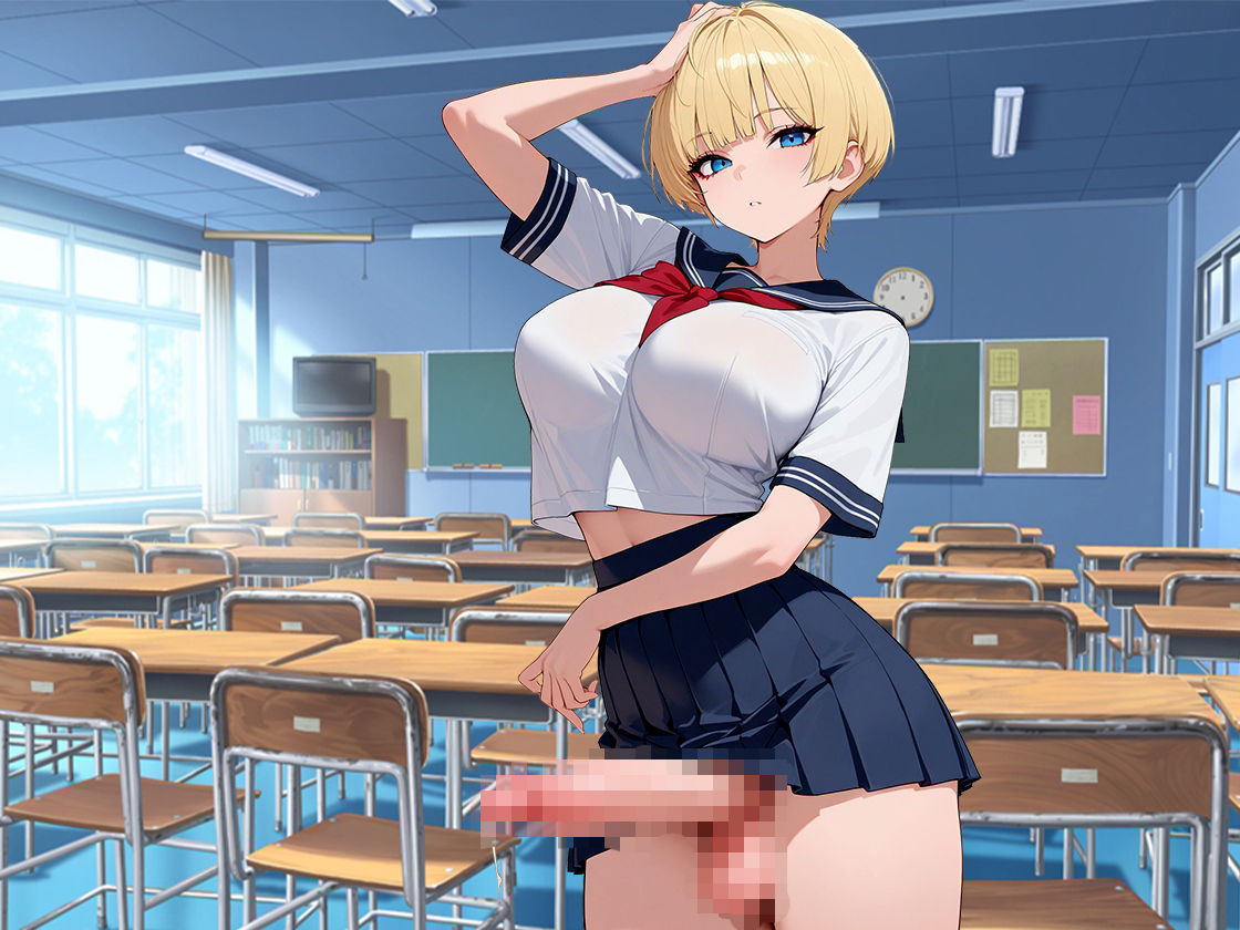 サンプル画像5:ふたなり僕っ娘巨乳美人先輩は！ヤリチンでヤリマン！彼女の目前逆フェラ彼女も俺も寝取られ連結3pスワップ(しゃぶり〜ぜ) [d_696245]