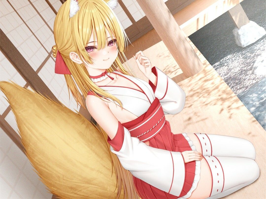 サンプル画像4:【1時間50分】のじゃ〇リ妖狐は大好きなアナタと子孫繁栄したい〜寂しがり屋の狐と変わり者の青年の恋物語〜【バイノーラル/癒し/けもみみ】(巨乳大好き屋) [d_696604]