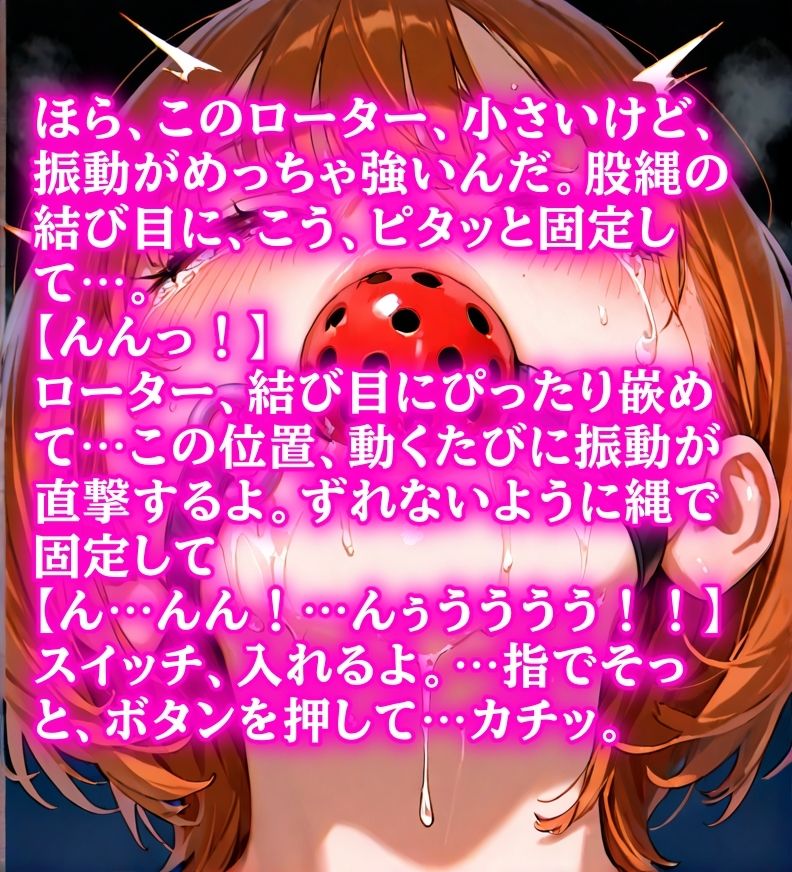 女友達のイタズラ緊縛ゲーム 〜縄と手錠でぎちぎち拘束、涎まみれボールギャグで塞がれた口、股縄ローターで何度も絶頂させられ、目隠し放置される【無料試聴】 31 女友達のイタズラ緊縛ゲーム 〜縄と手錠でぎちぎち拘束、涎まみれボールギャグで塞がれた口、股縄ローターで何度も絶頂させられ、目隠し放置される 画像1