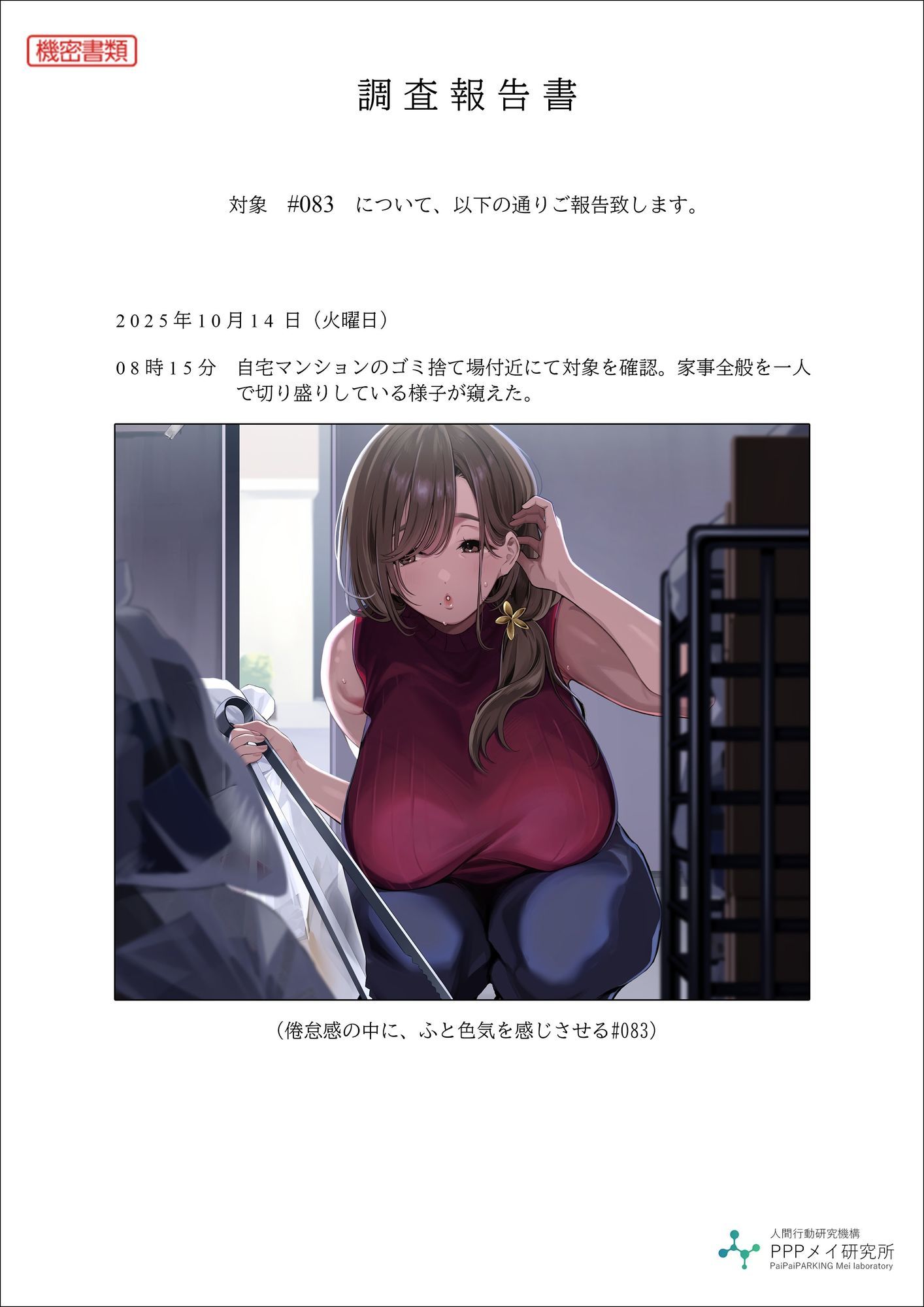 サンプル画像3:【ASMR×Live2D】エロベーターからの脱出〜性欲おばけな37歳Kカップ人妻と童貞を捧げる種付けプレスミッション♪(PaiPai-PARKING) [d_700688]