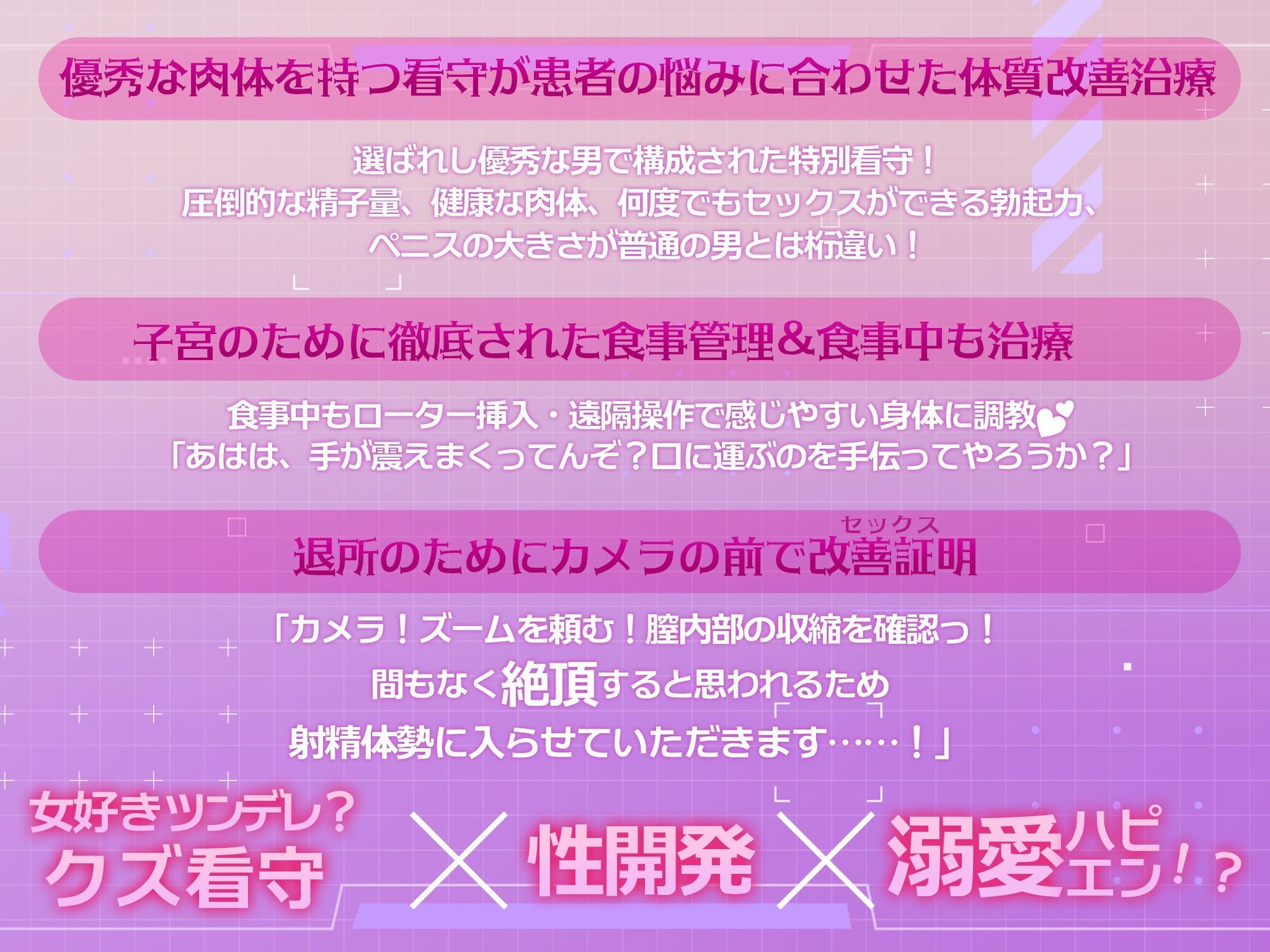 国営性改善施設〜ヤバい看守さんのお仕事は濡れない私の肉体改造！？〜 サンプル1