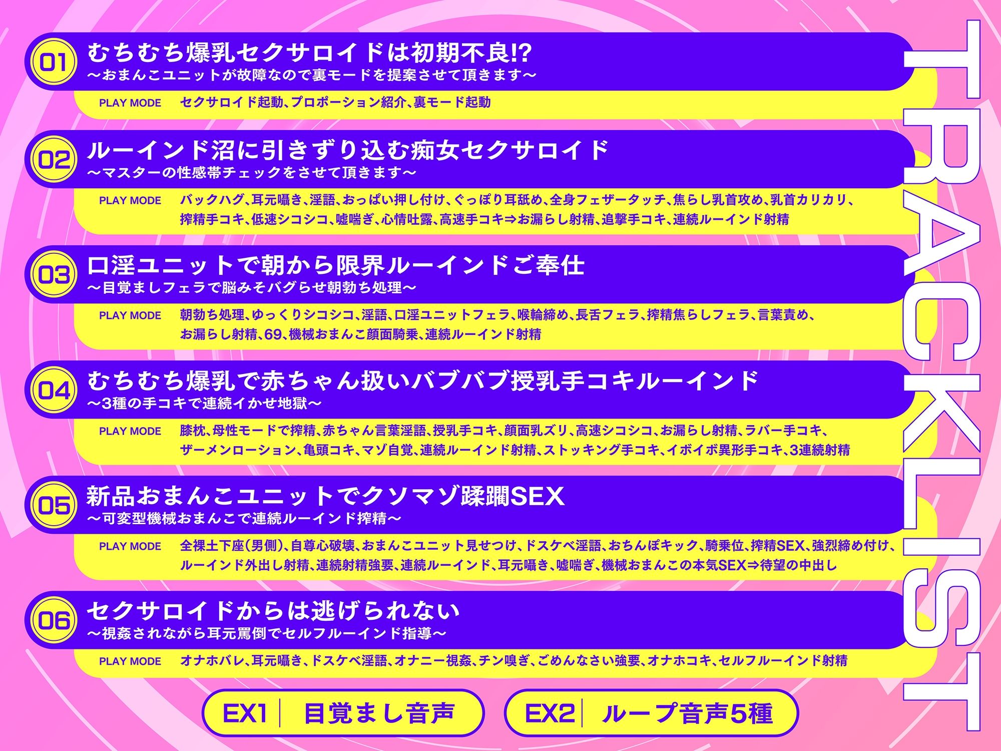 サンプル画像4:【ルーインドオーガズム】デカ痴女セクサロイドの密着事務的ザーメン搾取〜快楽地獄でマゾ堕ち確定お漏らし射精〜【13回射精×事務サド調教】(バナナ解放軍) [d_702547]