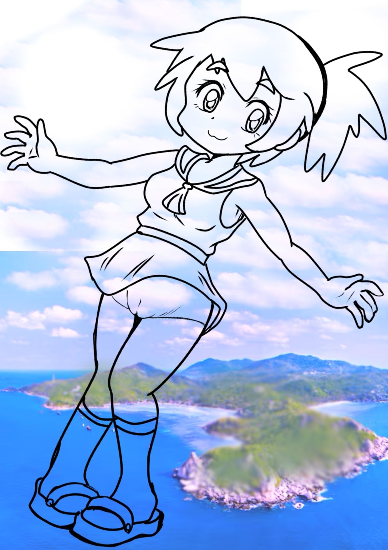 〜島の少女スイレン〜2025冬編〜デカチン先生がやって来た〜この島では、みんななかよし♪オホ声交尾が日常で♪自然の中で自然 モヤモヤしようず エロ画像2