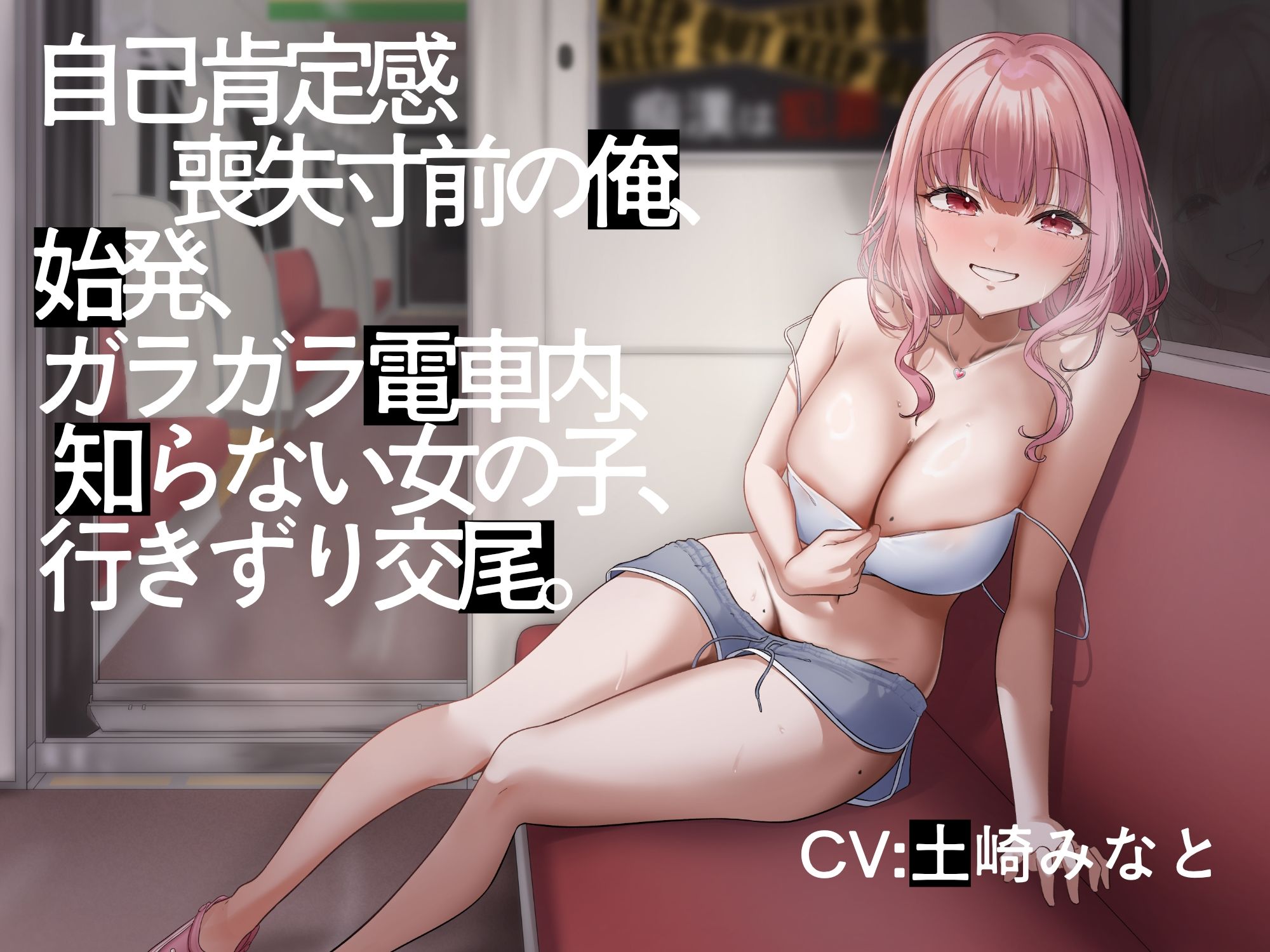【電車内イチャイチャ疑似体験】自己肯定感喪失寸前の俺、始発、ガラガラ電車内、知らない女の子、行きずり交尾。【総再生時間3時間3分】 画像1