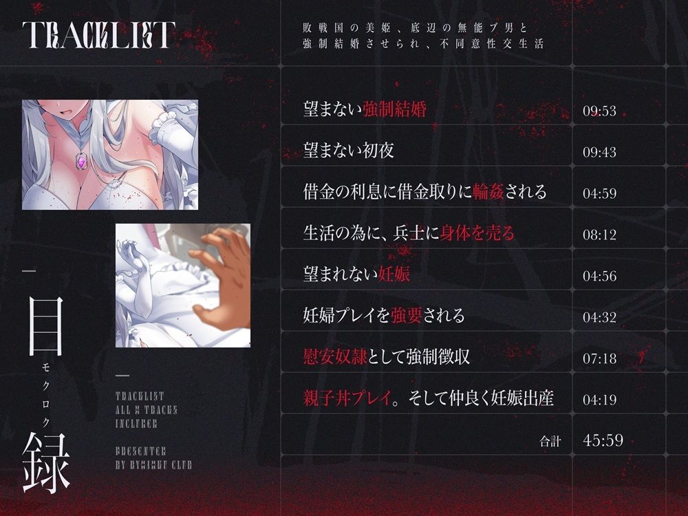 敗戦国の美姫、最底辺の無能ブ男と強●結婚させられ、不本意性交（セックス）生活 画像4