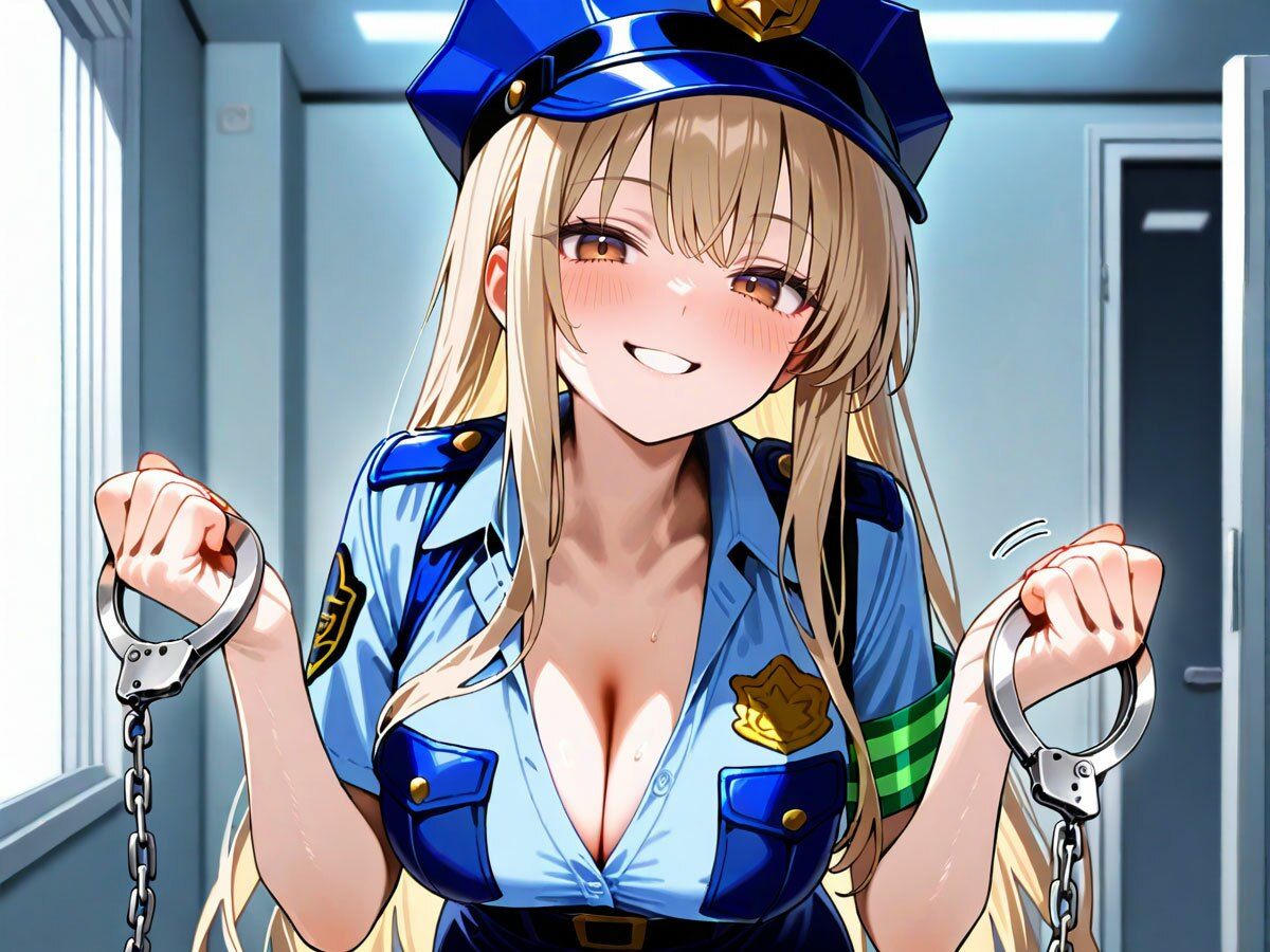 アナルを弄るのが大好きな美人警察官に手錠で拘束されて一晩中前立腺調教され続けた… 画像5