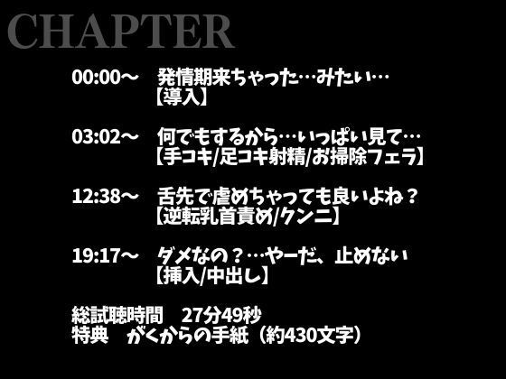 ※ドMに発情した彼氏「俺が気持ちよくなってる恥ずかしい所…見ててください…」〜可愛すぎるから足コキしたら、甘々えっちで逆転…〜（CV:がく×シナリオ:咲夜）