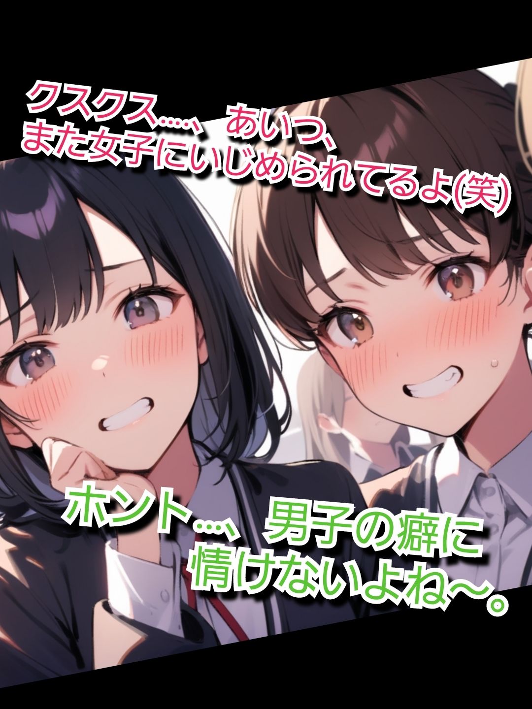 いじめっ娘クラブのSPHボイス 私立空想学園 ヤンキー女子の短小包茎ちんぽいじめ【第1話】 放課後に大勢の女子の前でパンツを脱がされて… 画像1