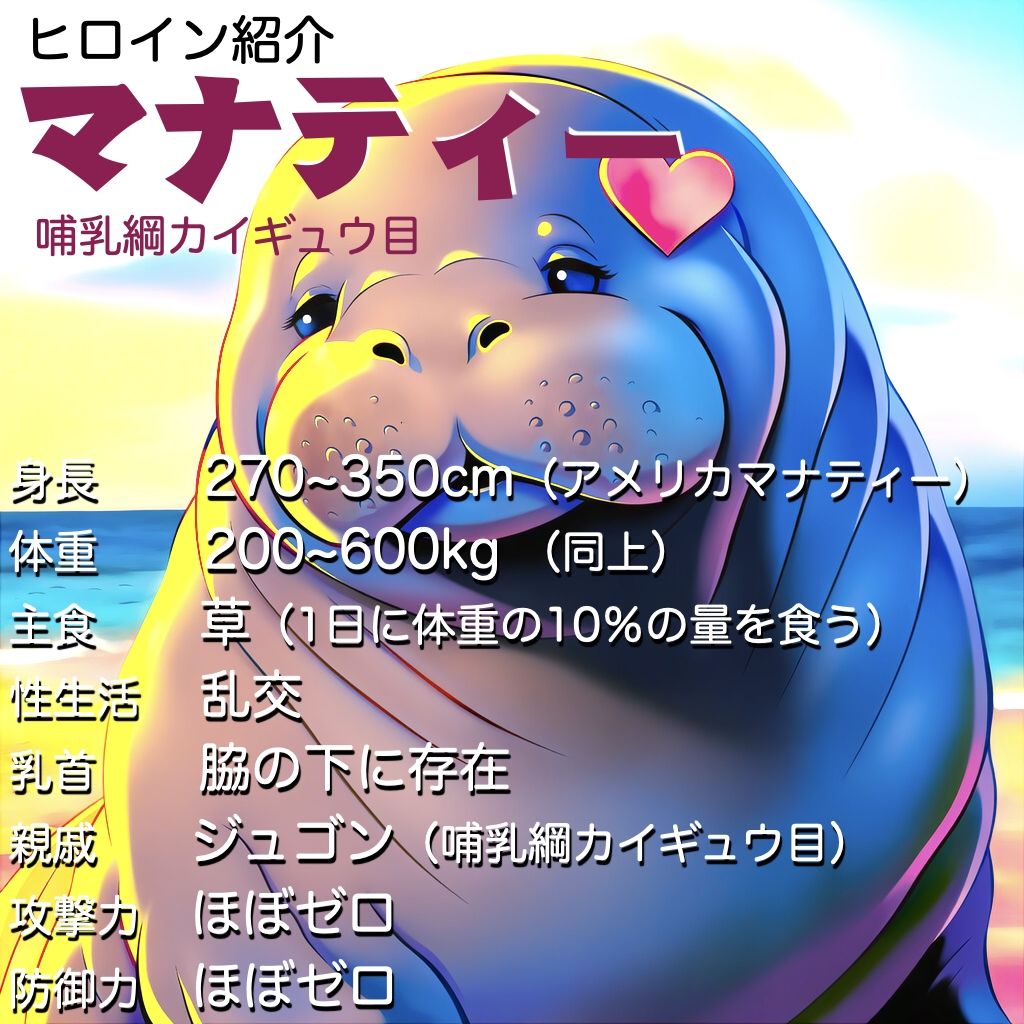 サンプル画像1:マナティーとぬちゃぬちゃセックス〜400キロの巨体から繰り出される肉の波があなたを包み込んでいく〜【CV:結音しなん】(KDM) [d_707633]