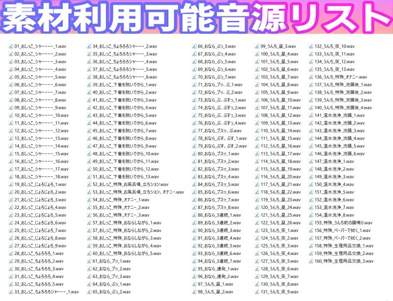 【素材利用可能】少女の‘生録’トイレ盗聴〜うんち音増量★排泄音声集〜【スカトロ/排泄音/おしっこ/うんち/下痢/おなら/温水洗浄/オナニー/バイノーラル】 画像1