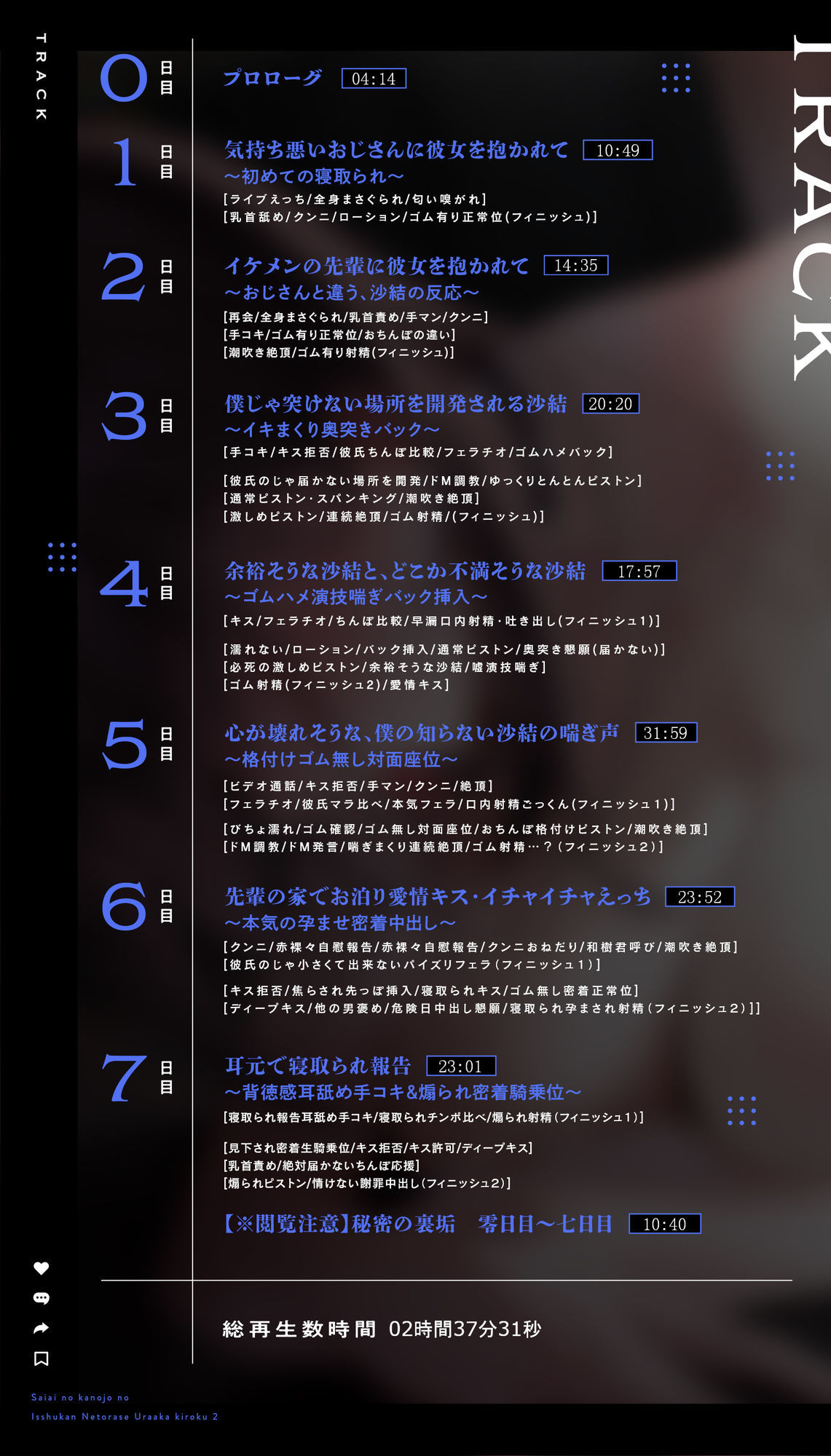 サンプル画像5:【寝取らせ性癖】最愛の彼女の一週間NTR記録〜あなたが知らない喘ぎ声〜II(あくあぽけっと) [d_707814]