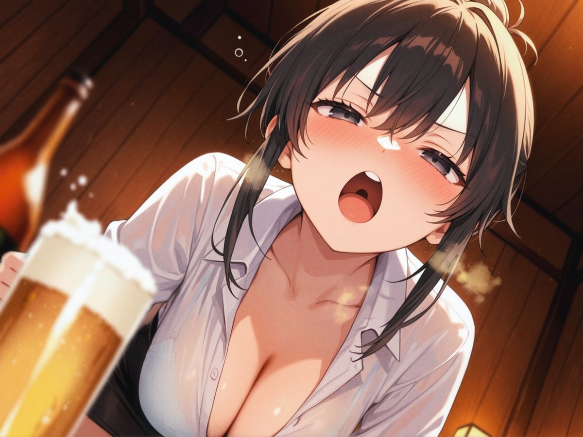 サンプル画像2:【M向け】泥●女上司が説教しながら耳元でゲップしてくるんだが【バイノーラル】(ブリブリブリズム) [d_707998]