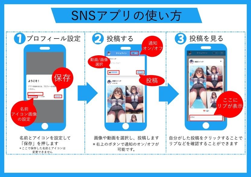 サンプル画像2:マゾ芸写真をSNSにアップして人生終了(欲望スイッチ) [d_709519]