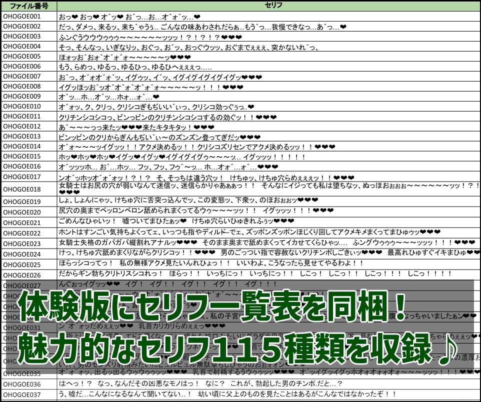 サンプル画像1:クロワちゃん追加ボイス素材集Vol.001【R-18】(Lusty＊Kiss Production) [d_711387]
