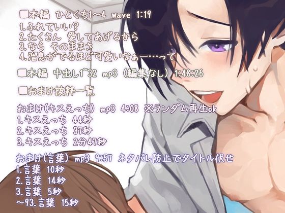 援交男子の甘イキ中出し 音声 〜1時間53分あまり聞かない男性のながーい甘イキ絶頂〜 画像3