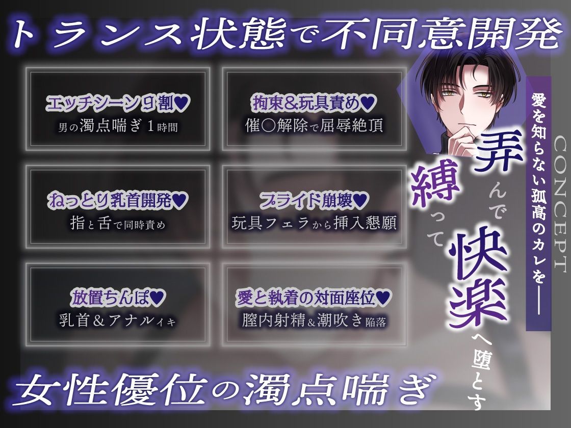 【女性優位×男の濁点喘ぎ1時間】トランス状態の鉄壁カウンセラーを不同意開発「こんな僕は僕じゃないぃぃイグぅぅぅ…」/ミッドナイト・テラス エピソード0 サンプル1