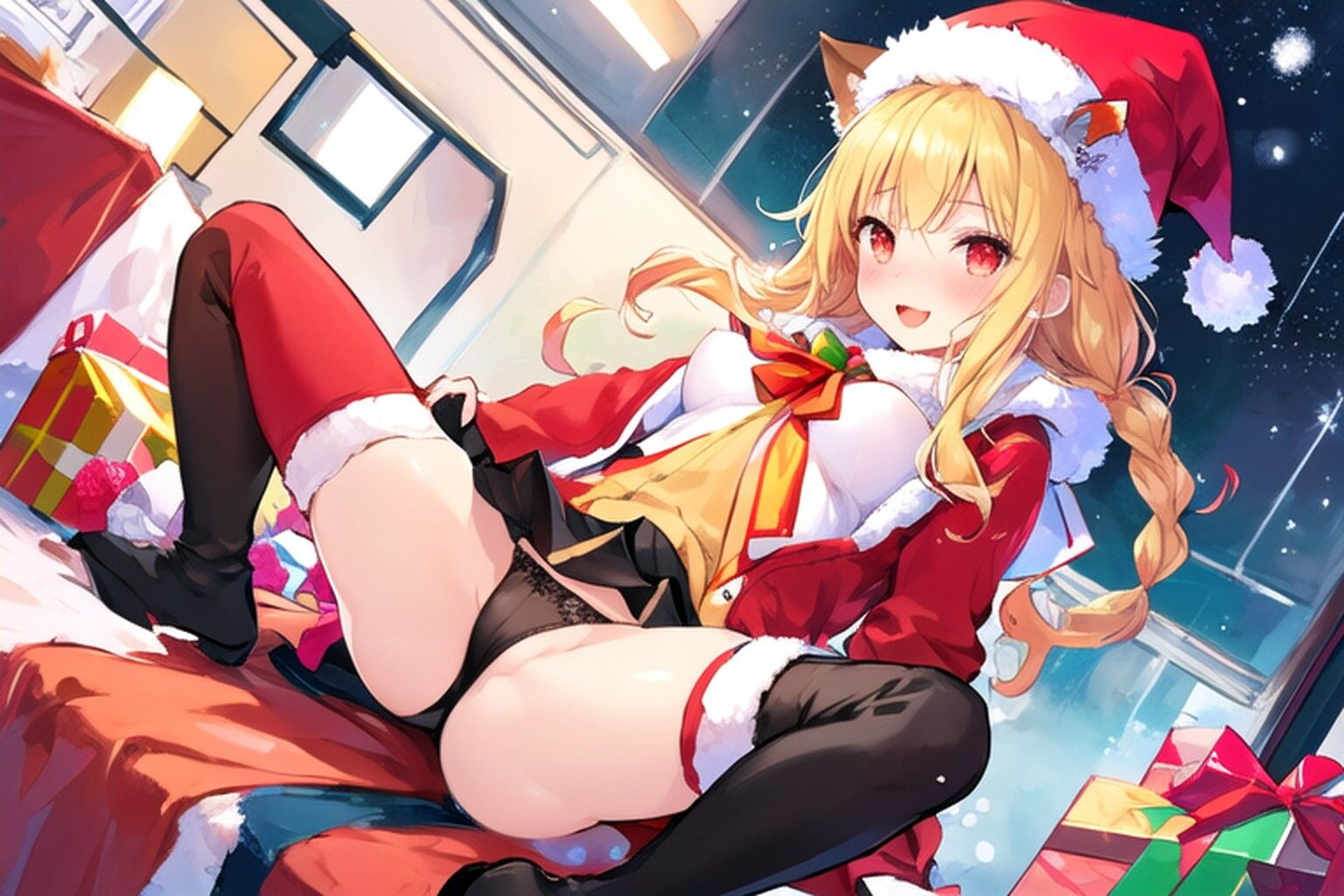 猫のサンタさんがプレゼントを持ってきた…のだが 画像2