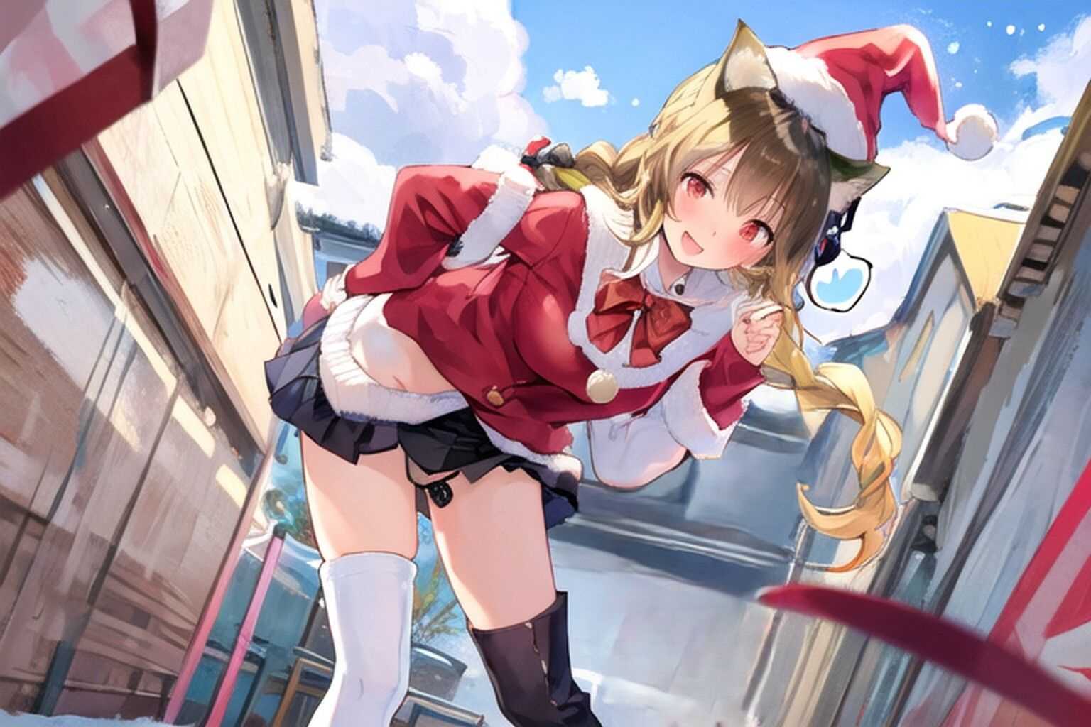 猫のサンタさんがプレゼントを持ってきた…のだが | Baked Strontium