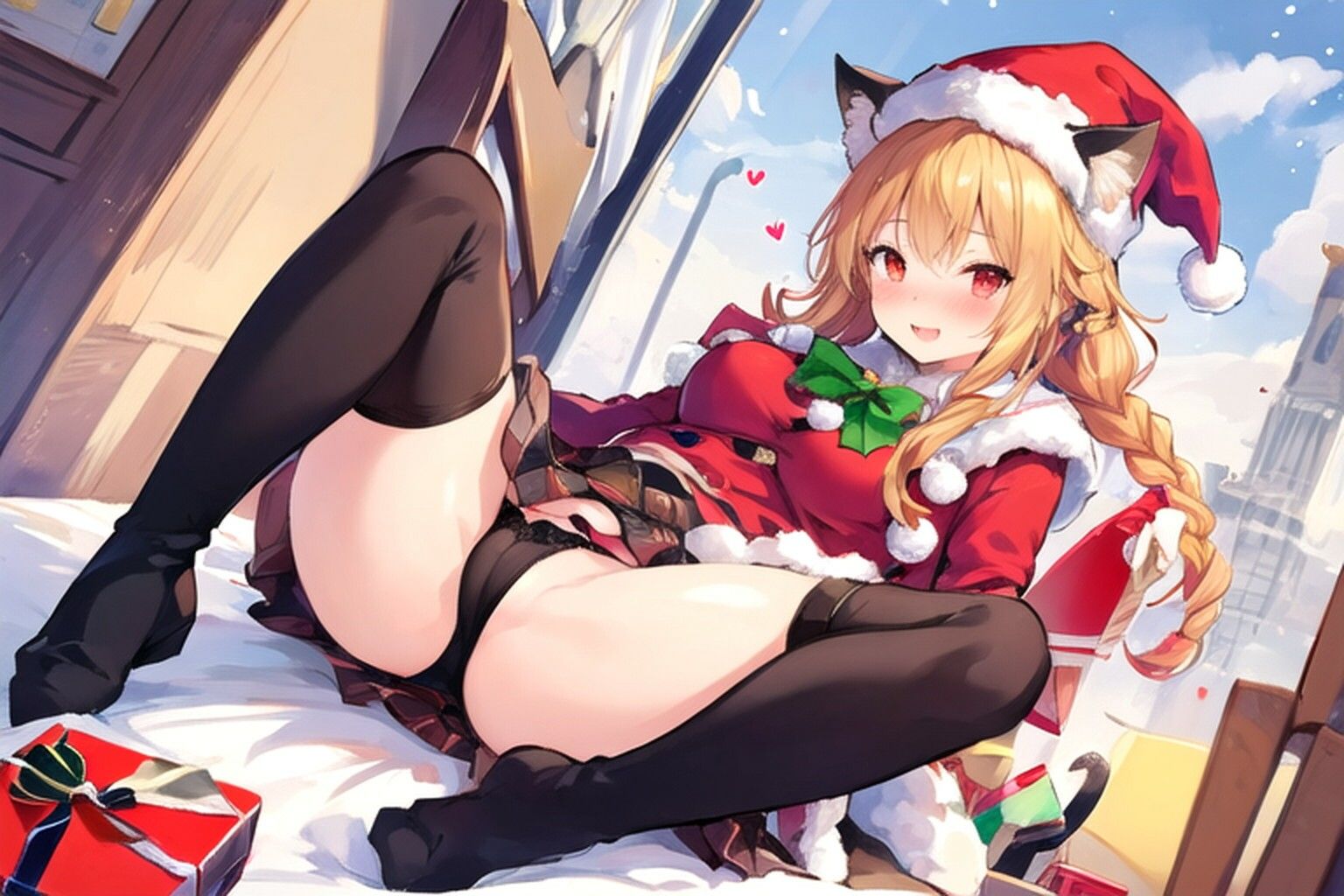 猫のサンタさんがプレゼントを持ってきた…のだが 画像9