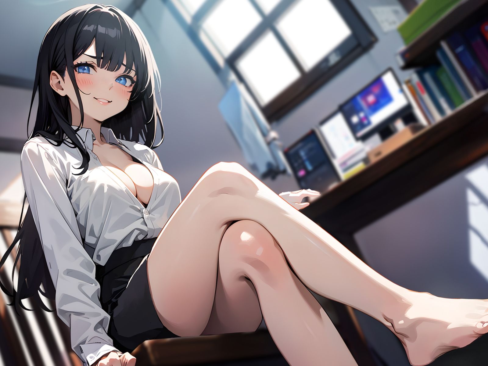 サンプル画像4:クールなドスケベ家庭教師と秘密のえっち授業〜淡々と快楽依存させられるとろとろ中出し性活（はーと）〜(ちゃんとぴ発電所) [d_713369]