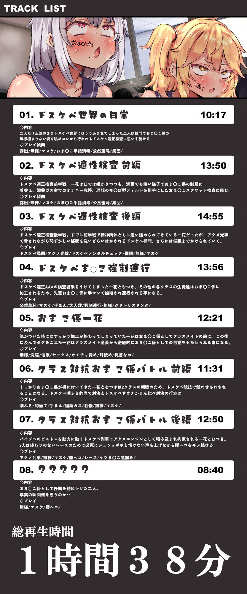 常識改変世界で二人だけ正気 ドスケベ適正判定AAAでクラス共有フリードスケベおま〇こ係にされた私達！クラス対抗おま◯こ係ドスケベバトル編【マヌケ】 画像8