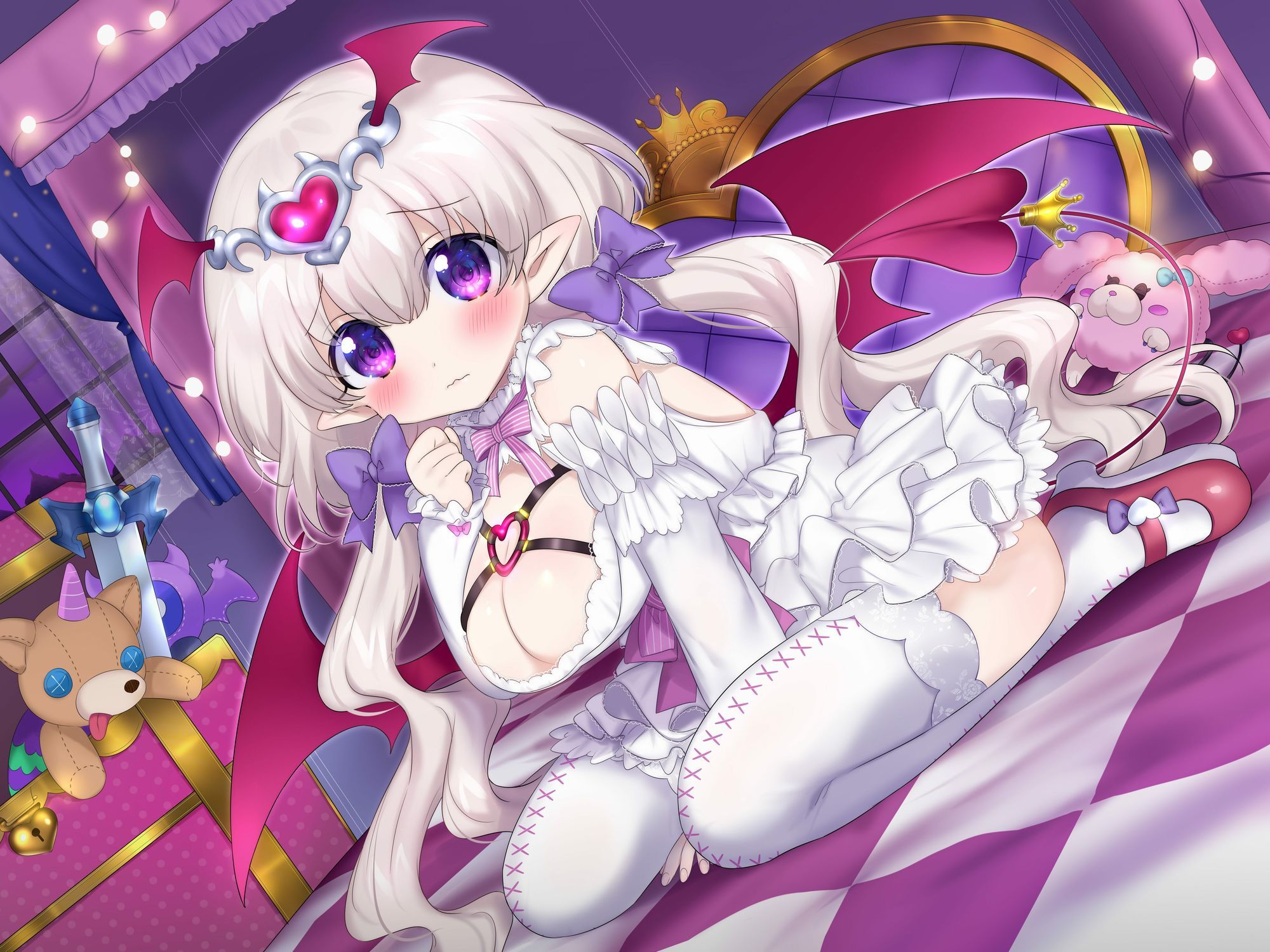 サンプル画像4:【TS音声詰め合わせ♪】サキュバス化シチュセット(ざくろ裁縫店) [d_713834]