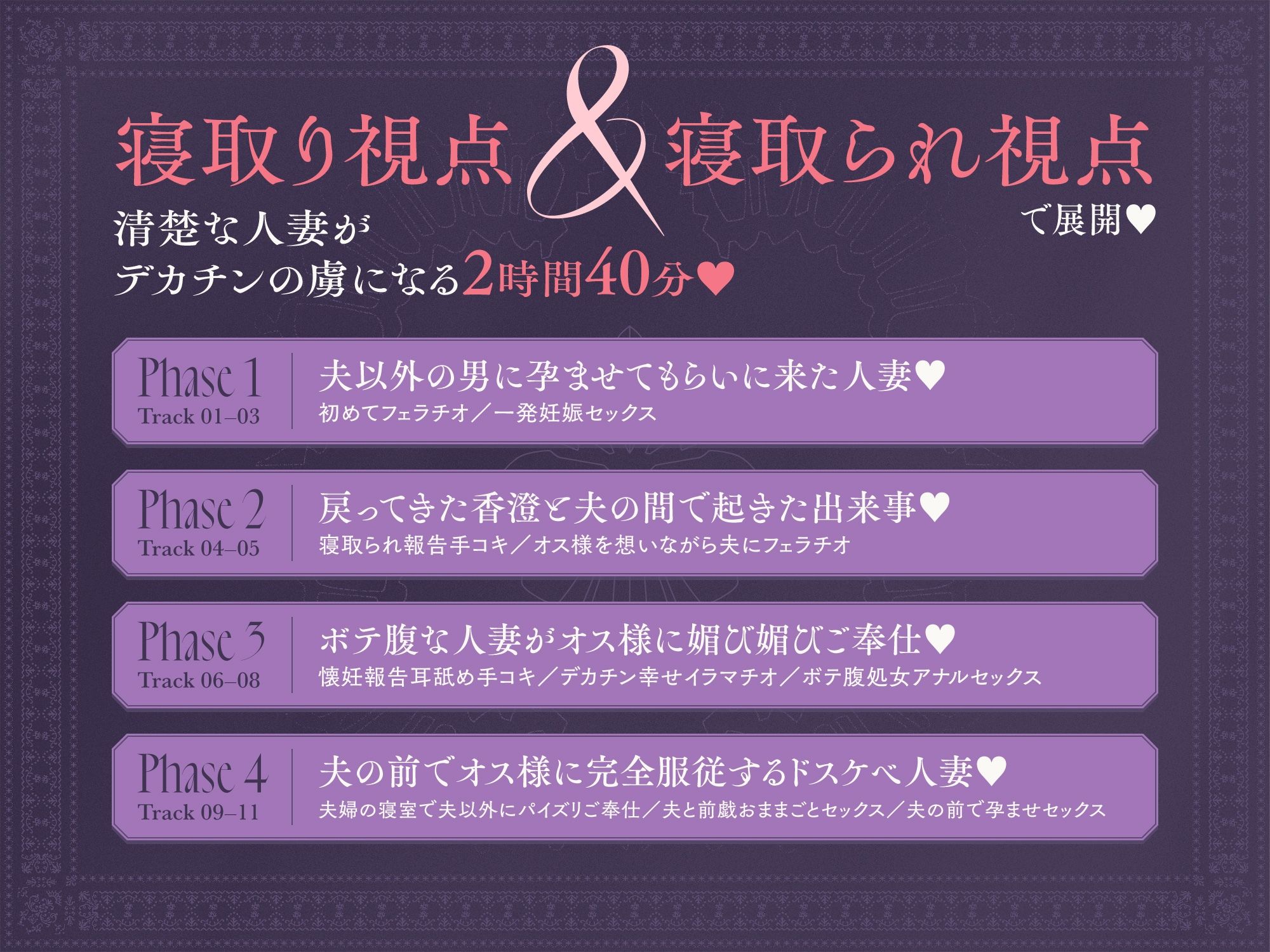 夫以外を知らない新婚人妻がチンカス汚ちんぽ様に托卵してもらうお話♪【KU100】_2