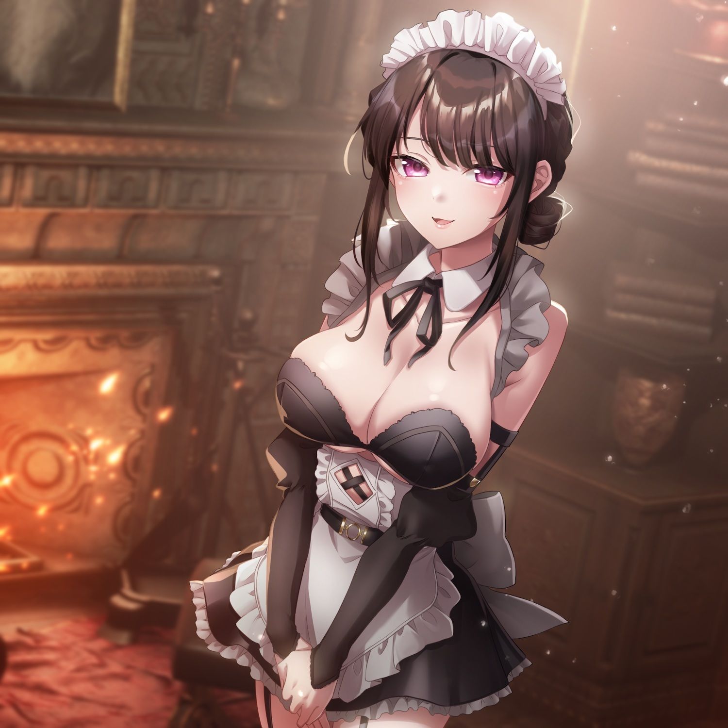 搾精洋館 〜低音ダウナーメイドの夜音さんと全身あまトロ溶かされ交尾。お子種くださいませ、ご主人様〜 画像4