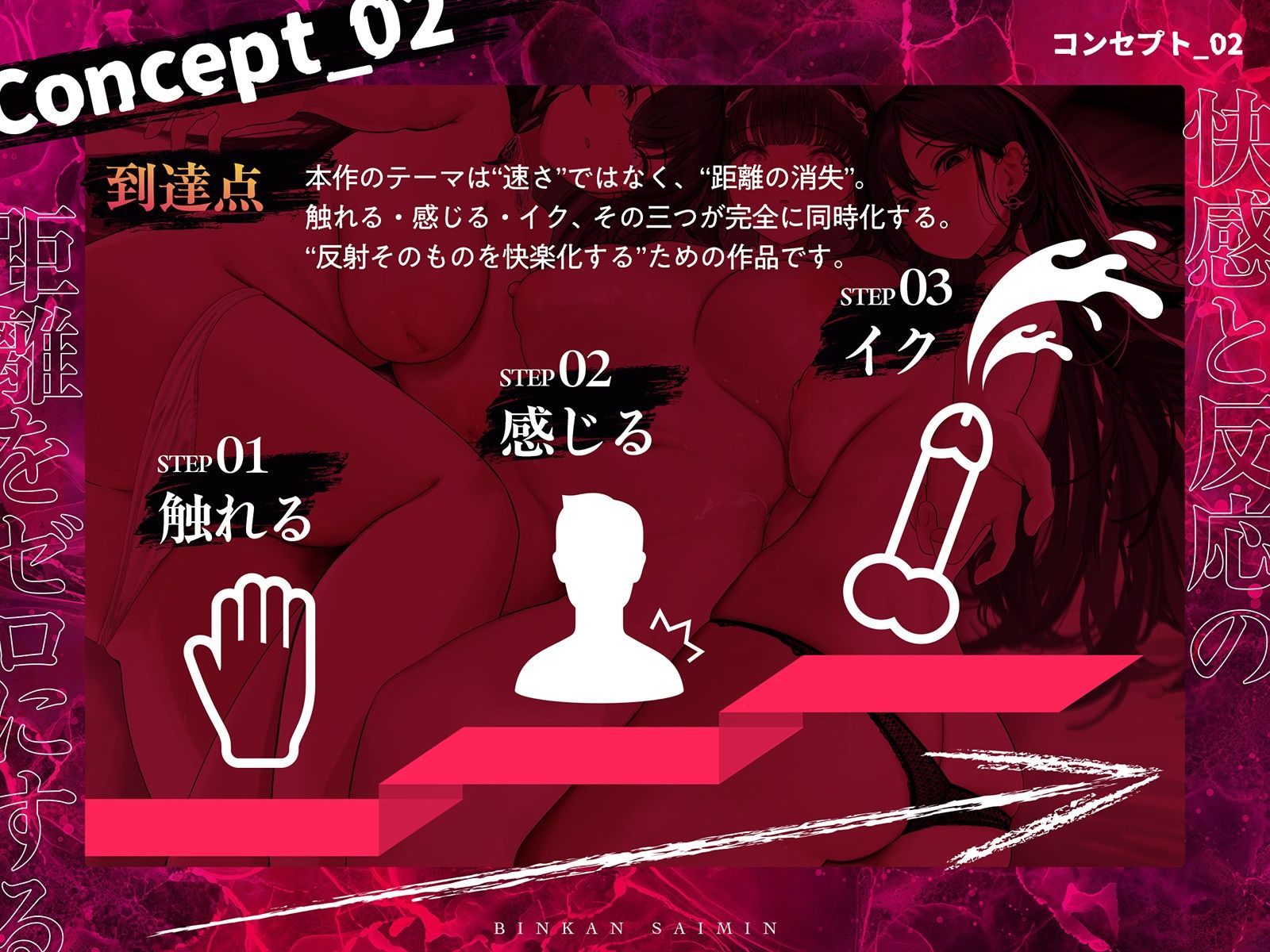 サンプル画像4:【全方向360度マルチボイス】即イキ敏感催● 〜触られるだけでイク絶頂〜(空心菜館) [d_715356]