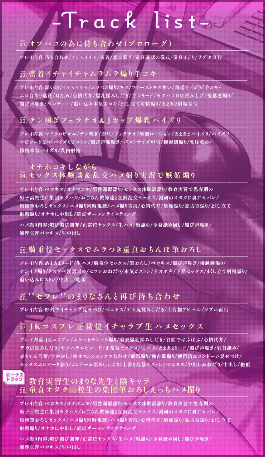 ドスケベ清楚系ビッチなムチムチJカップ爆乳現役JD裏アカ女子と童貞喰いヤリモク筆おろしオフパコあざとぉい媚び媚びねっとりエロ声誘惑＆甘サド淫語責め性欲煽り 画像4