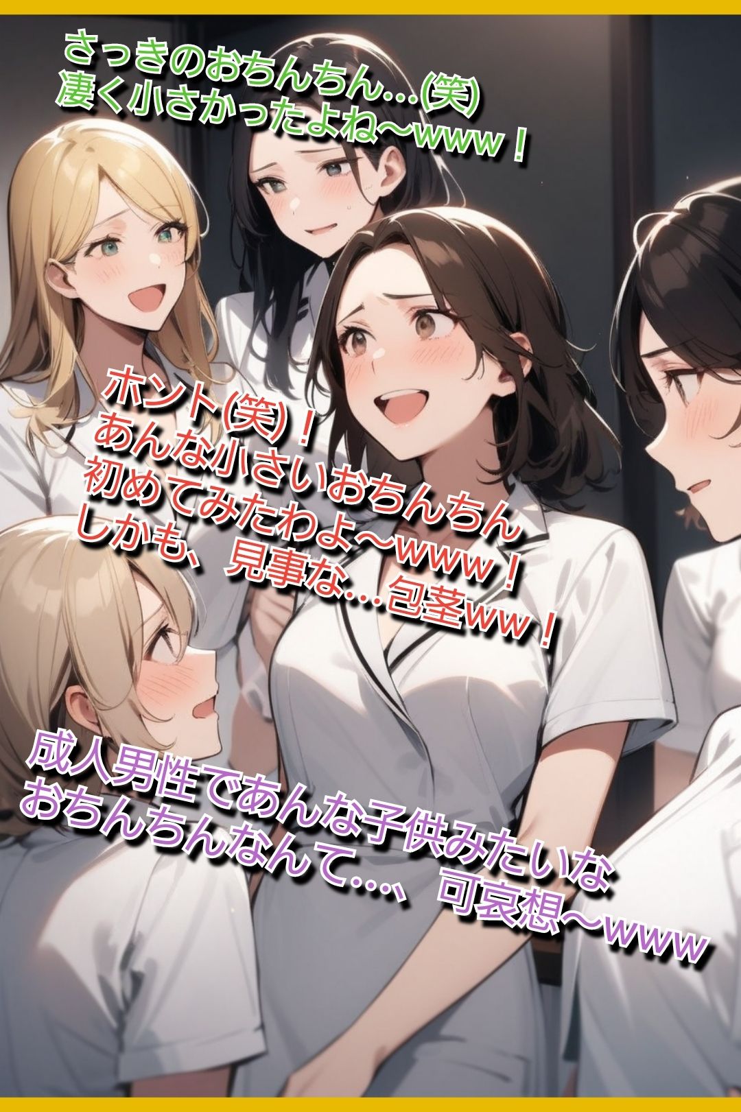 いじめっ娘倶楽部のSPHボイス エステでチンポを脱毛され嘲笑われる短小包茎くん 画像8