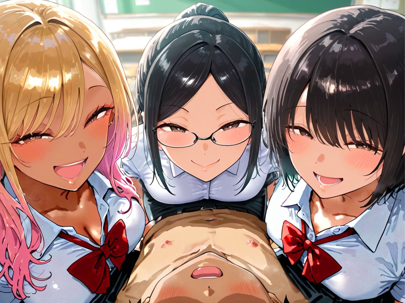 M男いじめ〜初恋の同級生と女教師にマゾ芸を指示され、ちんちんポーズでマゾ射精ぴゅっぴゅ（はーと） 画像4