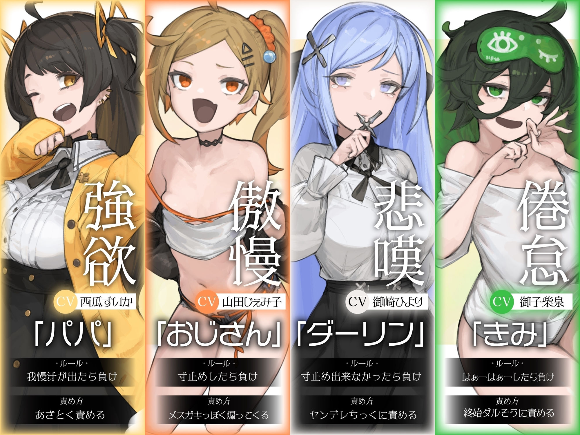 サンプル画像3:【10時間超え↑ウルトラボリューム】【マゾ向け】8つの想念-クリアできるまでループから抜け出せない？破滅覚悟のルート分岐オナサポ【KU100 高音質】(Delivery Voice) [d_721037]