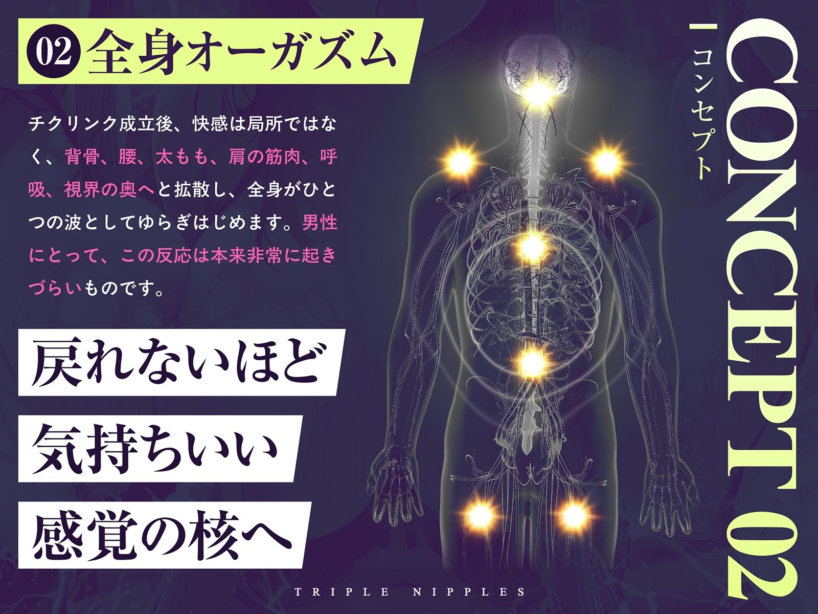 【チクリンク】乳首トリプル〜変性意識と音響誘導で乳首がくすぐったいだけのあなたも「全身オーガズム」へと導くかんたん乳首開発〜 画像4
