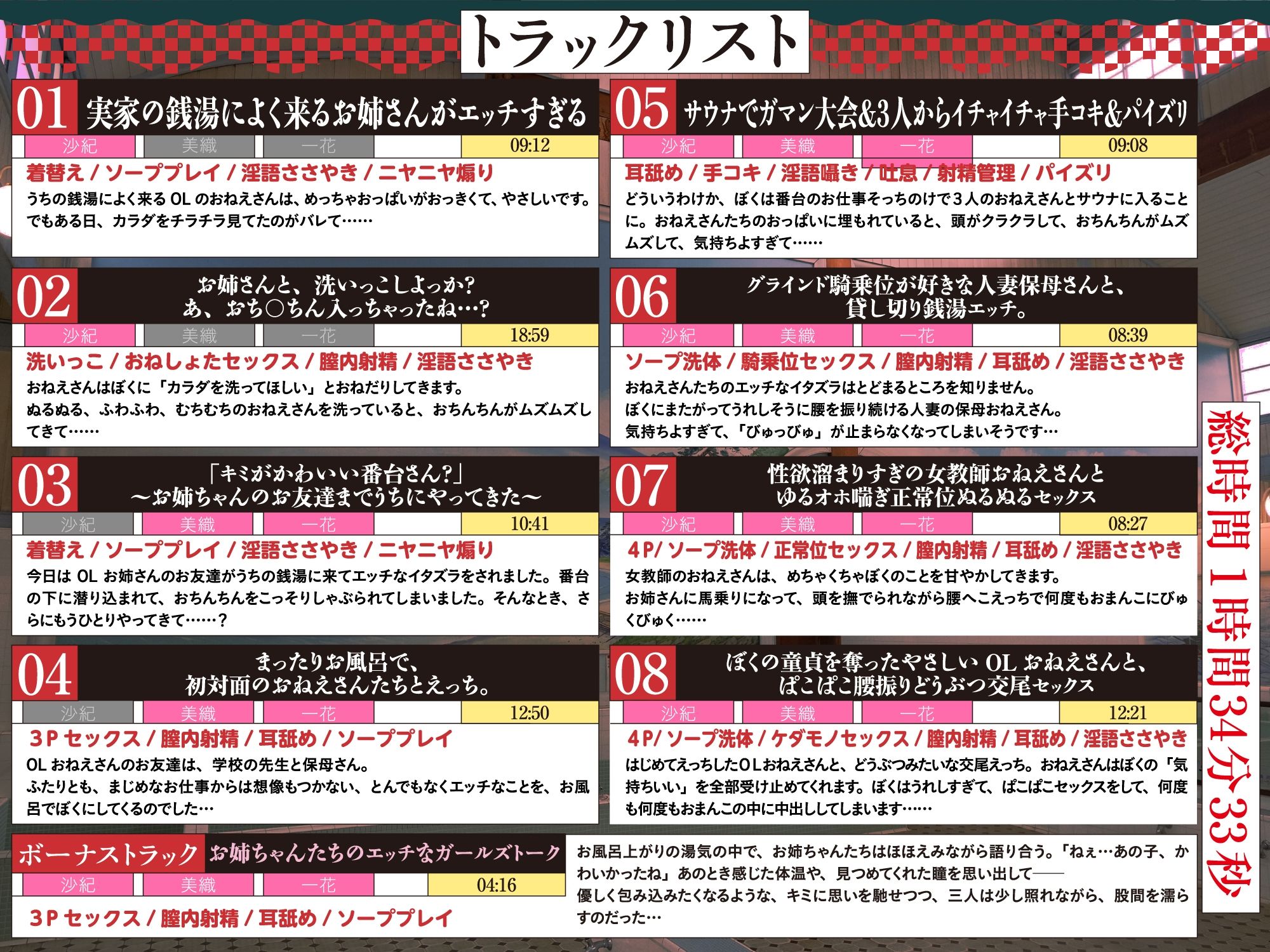 【おねしょた×銭湯ノスタルジー】あまとろの湯へようこそ。〜うちの銭湯に入り浸るアラサーお姉さんたちと甘えんぼエッチしまくるお話〜【全編あまあまヌルヌル】 画像8