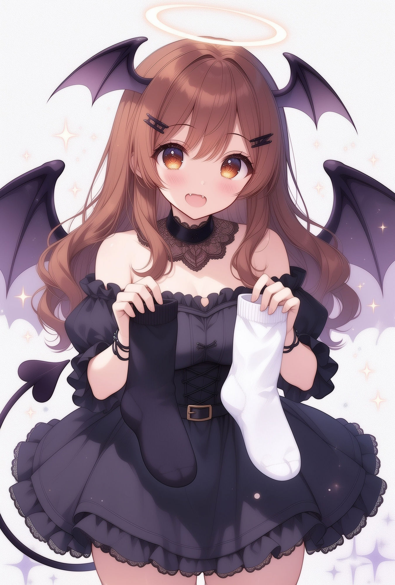 サキュバスの濃厚フェロモン靴下を嗅ぎながら元カノの臭い靴下に中出しぶっかけ 画像1