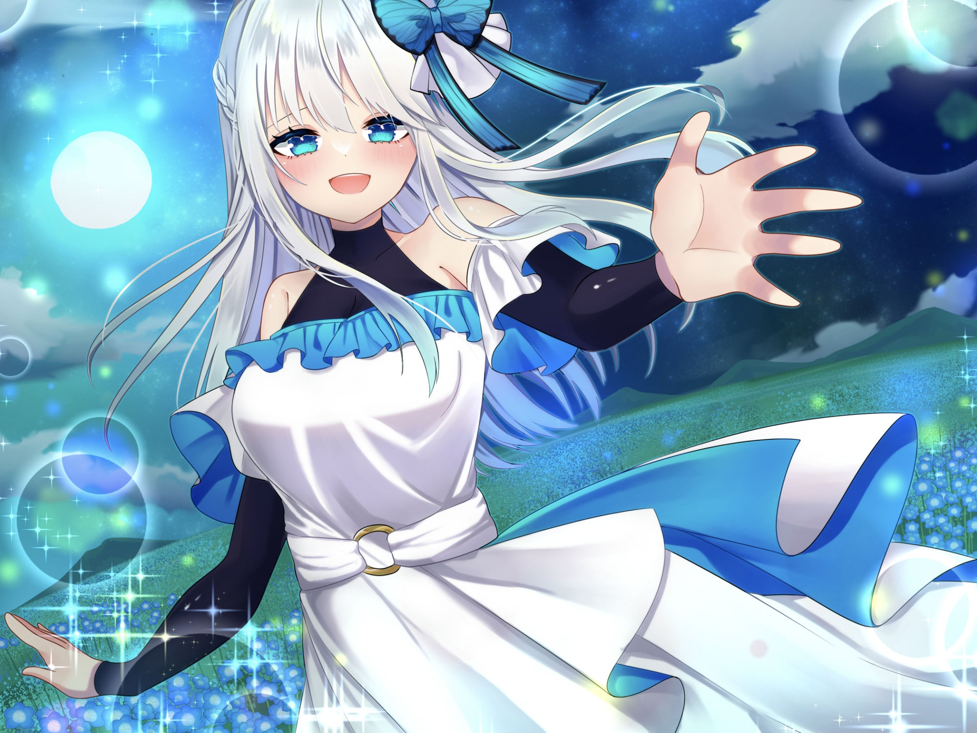 【昆虫擬人化/第2弾】いんせくと・らぶ -恩返しがしたいモルフォ蝶のお姉さん編-【甘々/恩返しエッチ】 画像3