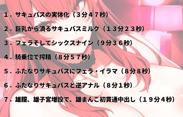 ふたなりサキュバスと新たな快楽の世界へ〜赤サキュバス編〜雄膣増設で犯●れまくる！ サンプル3