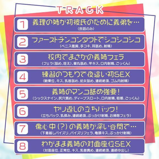 「セックスの練習付き合って！」？初彼氏の出来た義理の姉にえっちの練習台にさせられた。_4