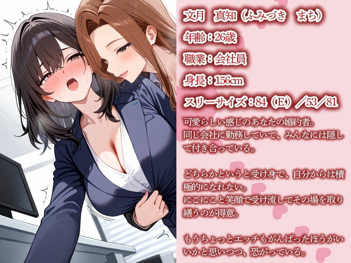 【NTR】仕事で大失態した罰として社内恋愛中の婚約者を共通の女上司に寝取られた【百合】 画像1