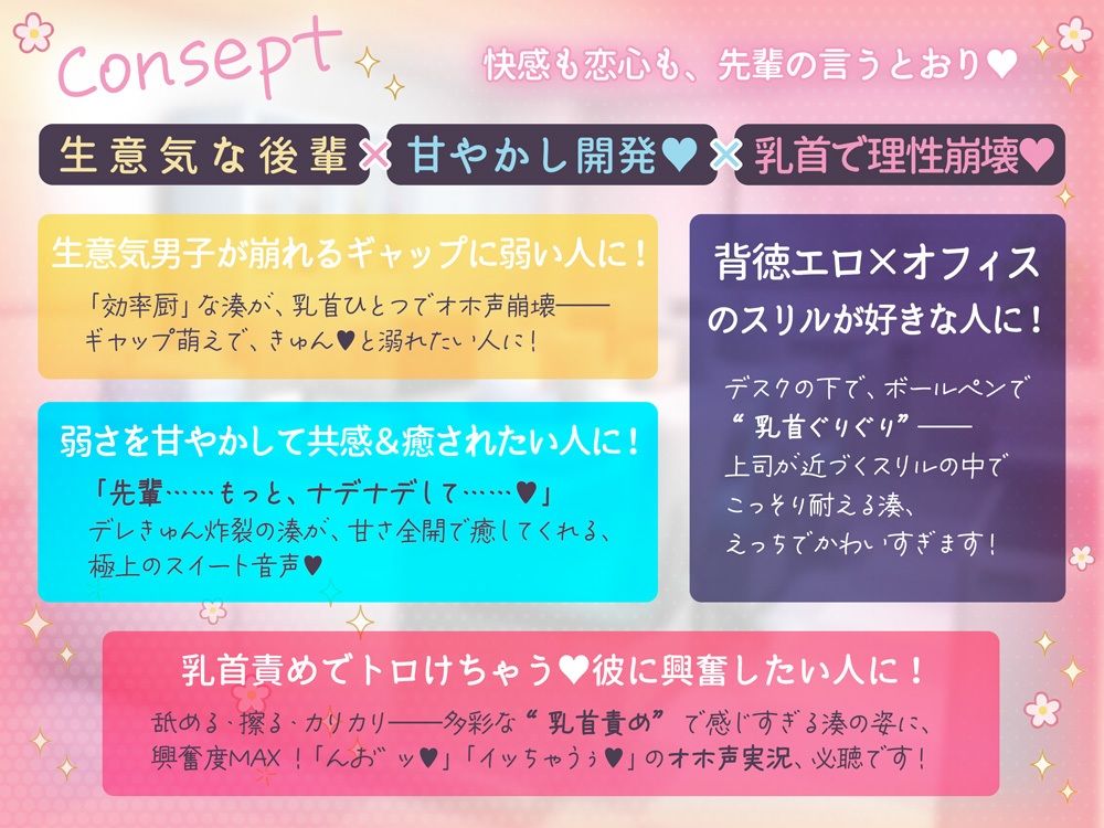 【女性優位男性受け】お隣のしごでき後輩くんがクソ雑魚乳首なのは私だけの秘密（はーと） 画像3