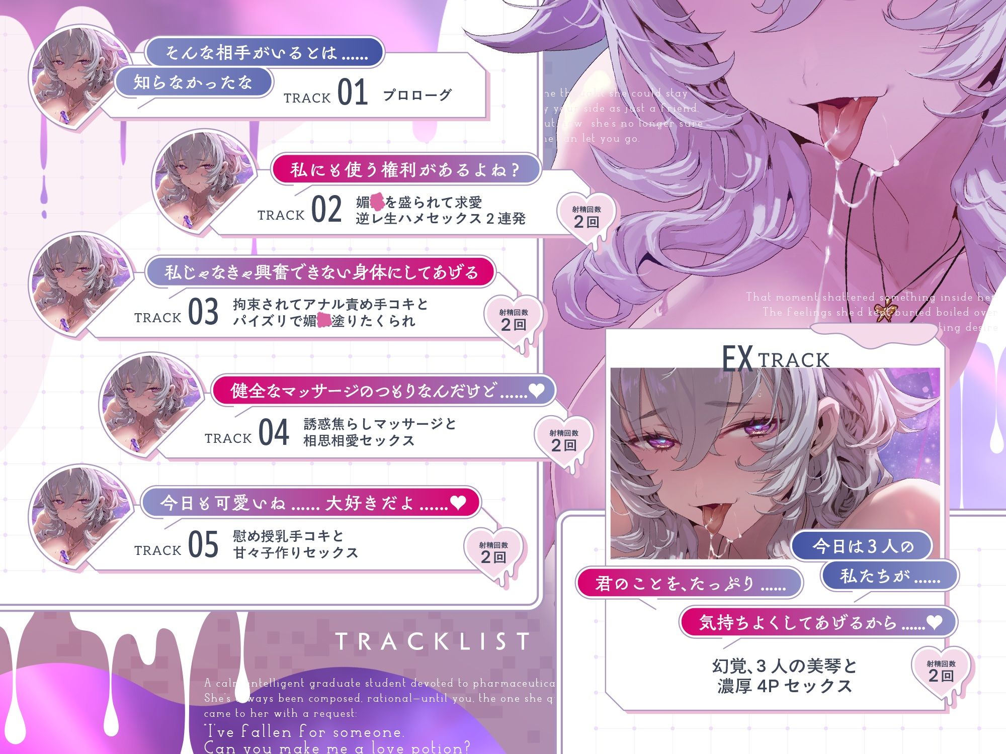 【あまあま×逆レ】溺愛研究者 あなたのことが大好きすぎるダウナーお姉さんに媚◯を盛られて…… 画像2