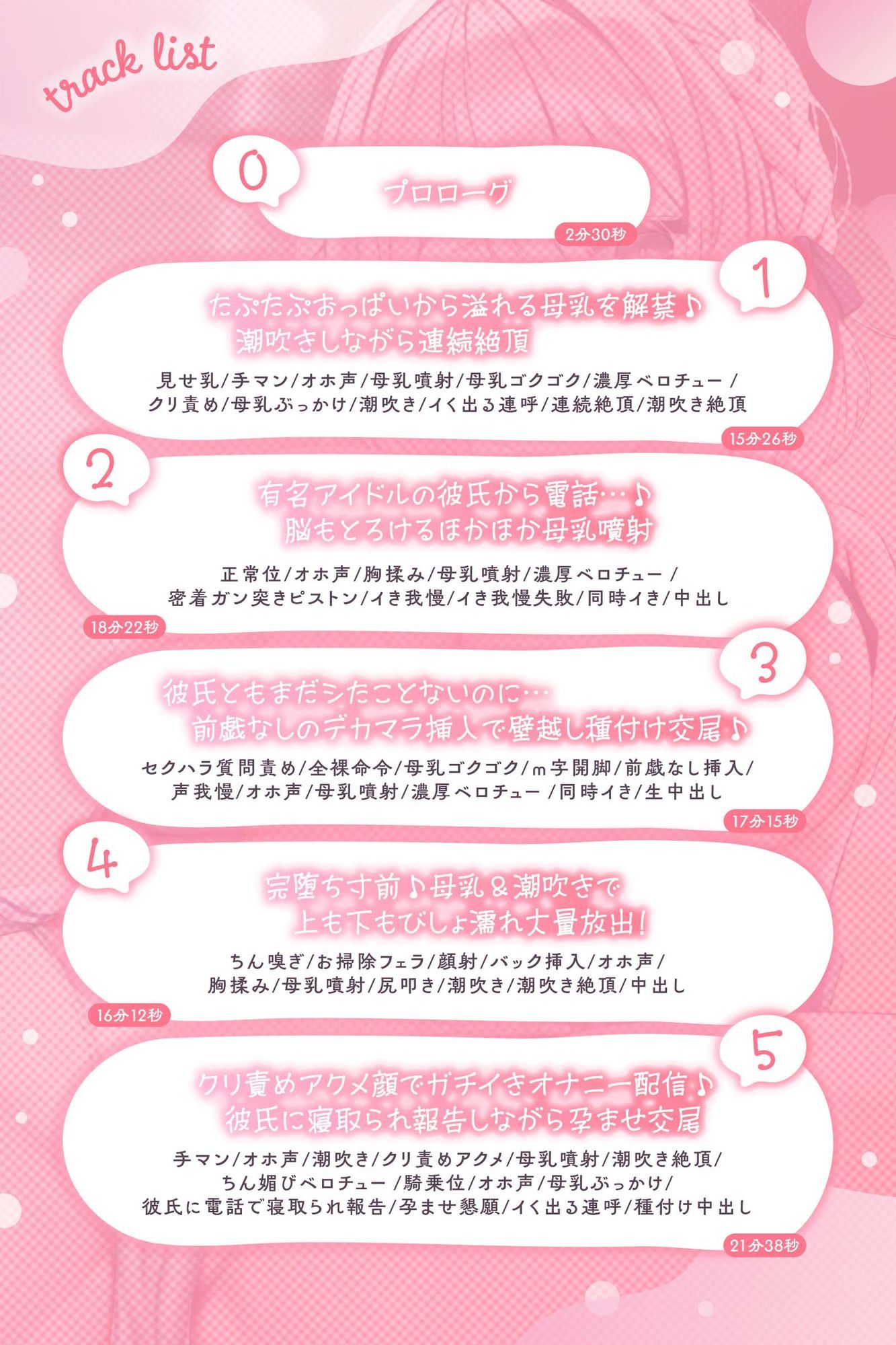 【壁越しNTR】母乳ダダ漏れ体質〜母乳ダダ漏れ体質のアイドルと濃厚ベロチュー浮気で甘とろ脳イき交尾〜 画像3